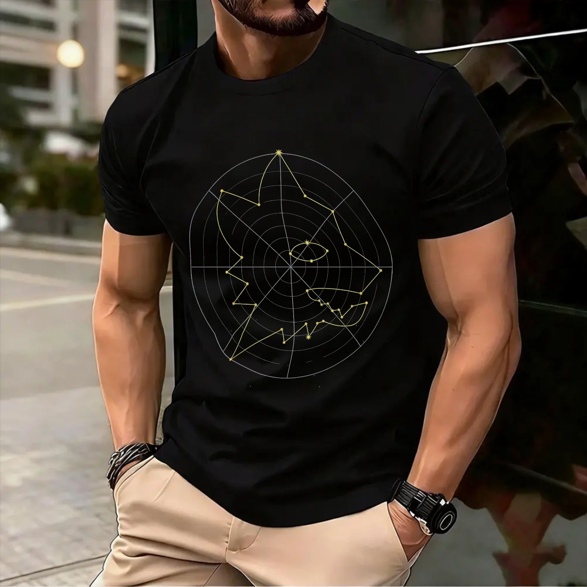 Street Fashion Roma - Men Roma Ad Astra T-Shirts Cotton