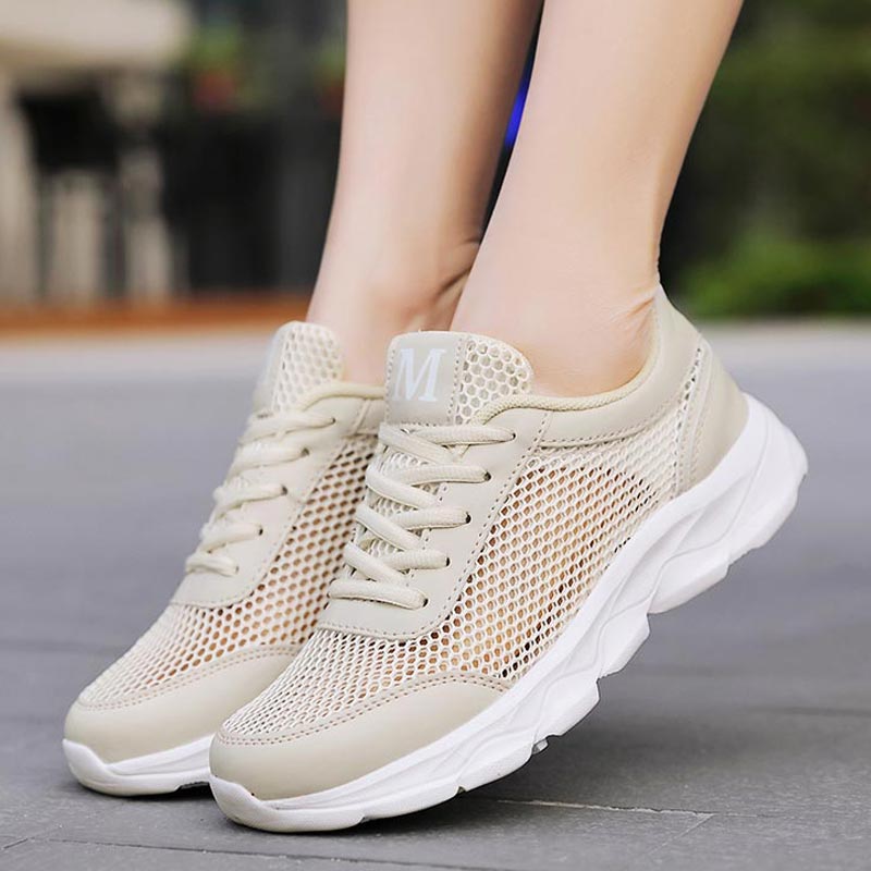 Street Fashion Japan Brand - Summer Breathable Sneakers Women Mesh Women's