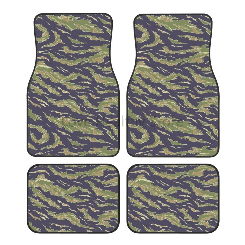 Camo Pattern Set - Tiger Stripe Camo Pattern Car Floor