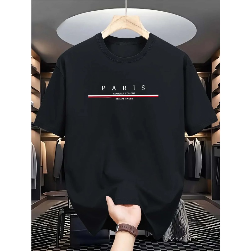 Street Fashion Paris - Men's 100% pure cotton summer casual