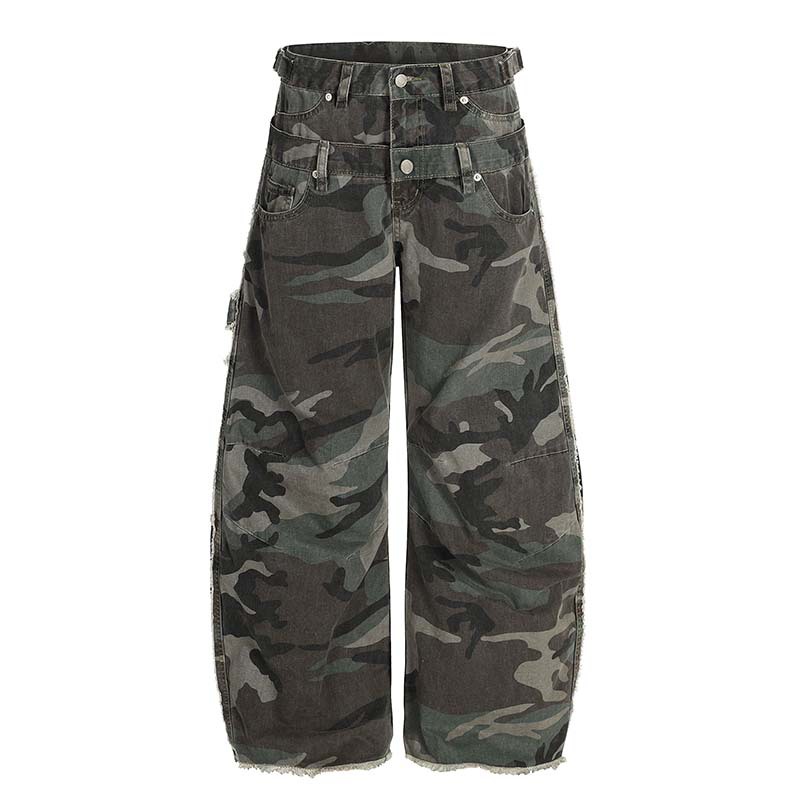 Street Fashion Vibes - Men's Fashion Camouflage Cargo Jeans Pants