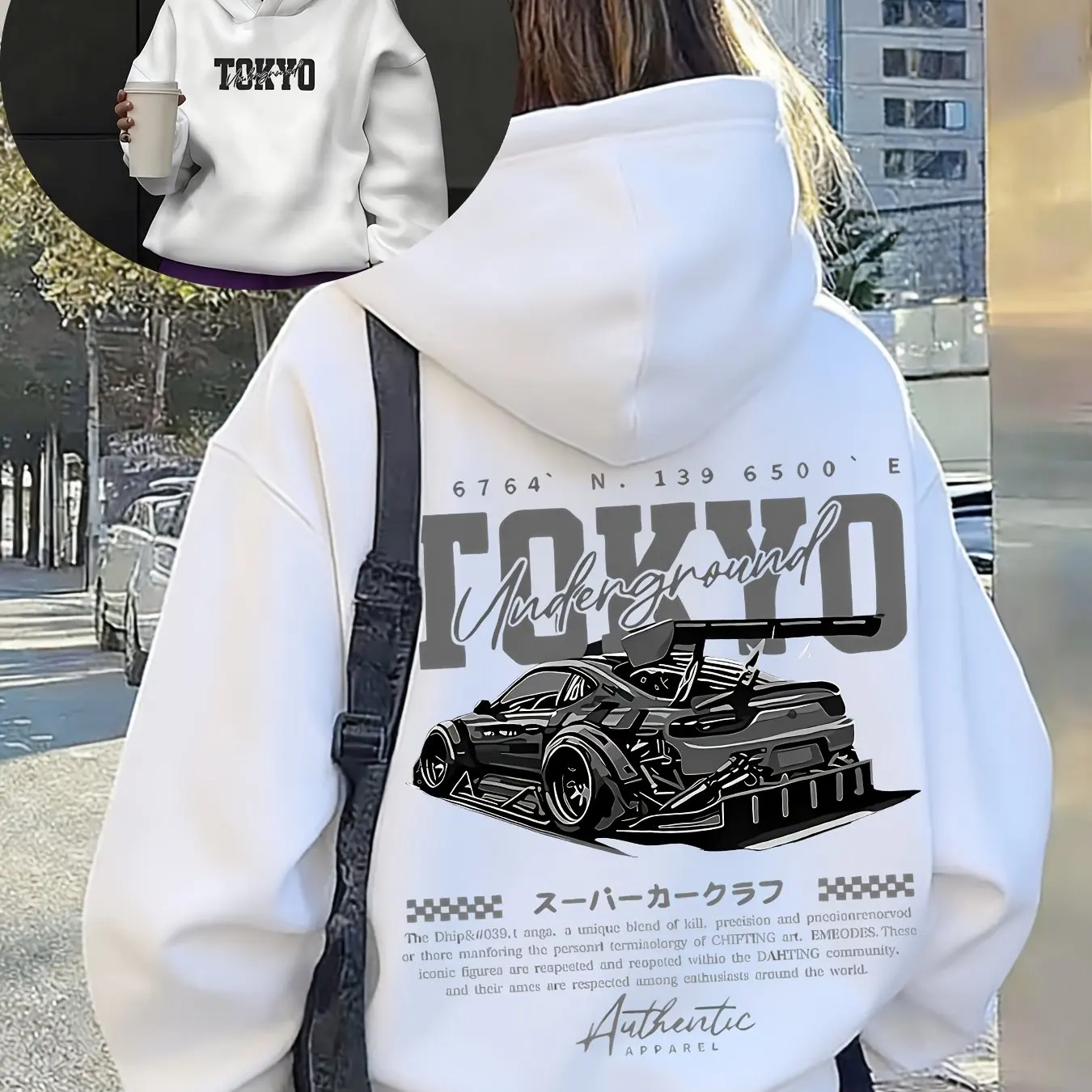 Street Fashion In Tokyo - Japanese Streetwear Hoodie Men Tokyo JDM