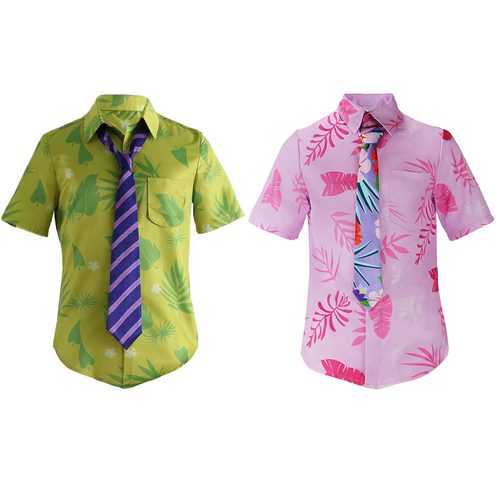 Street Fashion Harajuku - Hawaiian Shirt With Musical Guitar Print