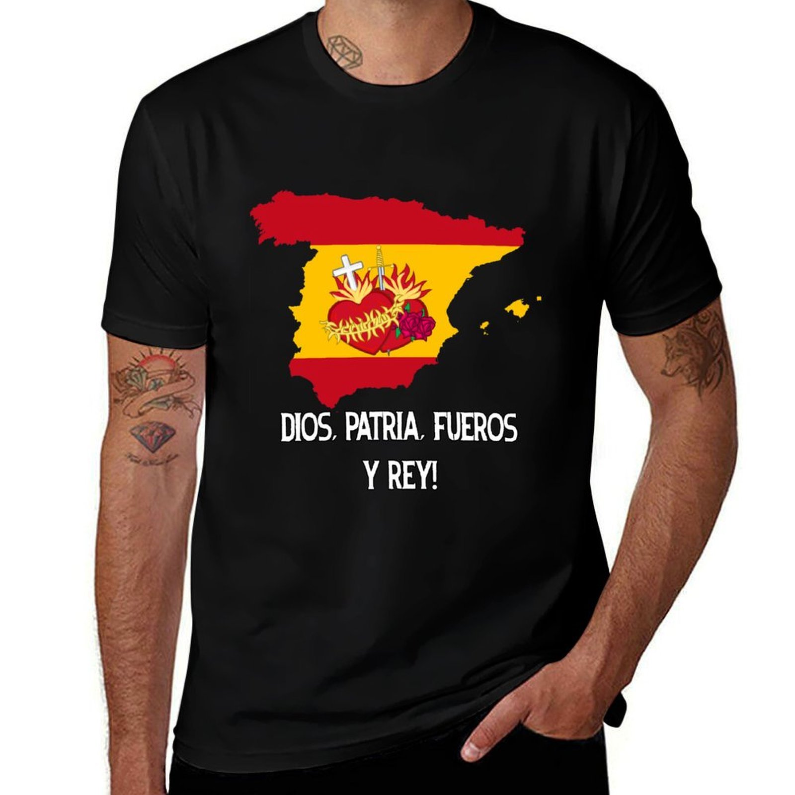 Street Fashion In Spain - Catholic Spain T-Shirt Street Fashion Casual