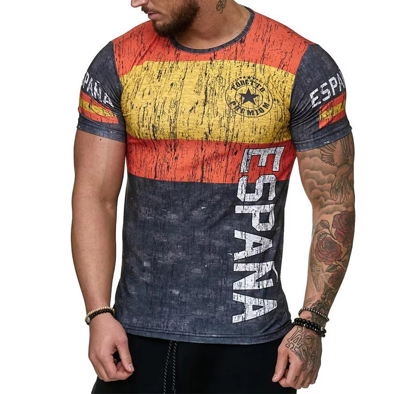 Street Fashion In Spain - Portugal Spain Sweden Graphic T-shirt Men's