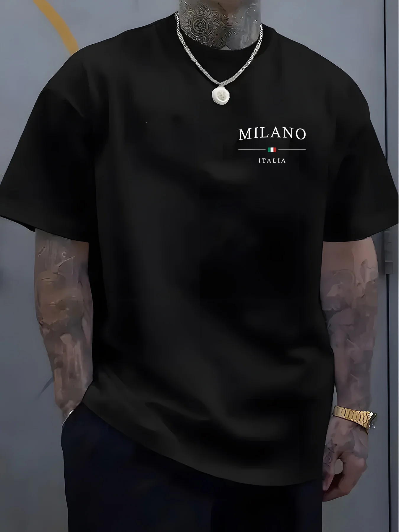 Milan ITALIA Print Men Women T - Street Fashion Milan review and price