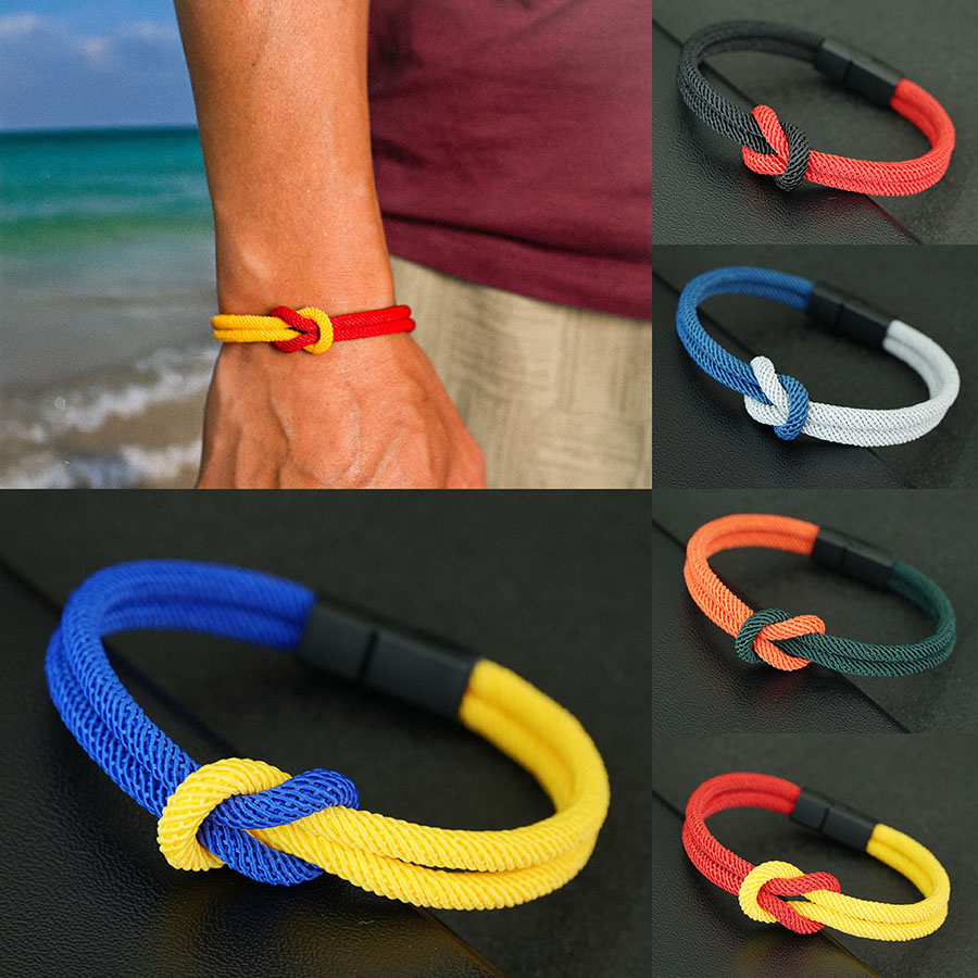 5 Styles Men Rope Bracelet Tru - Street Fashion Milan review and price