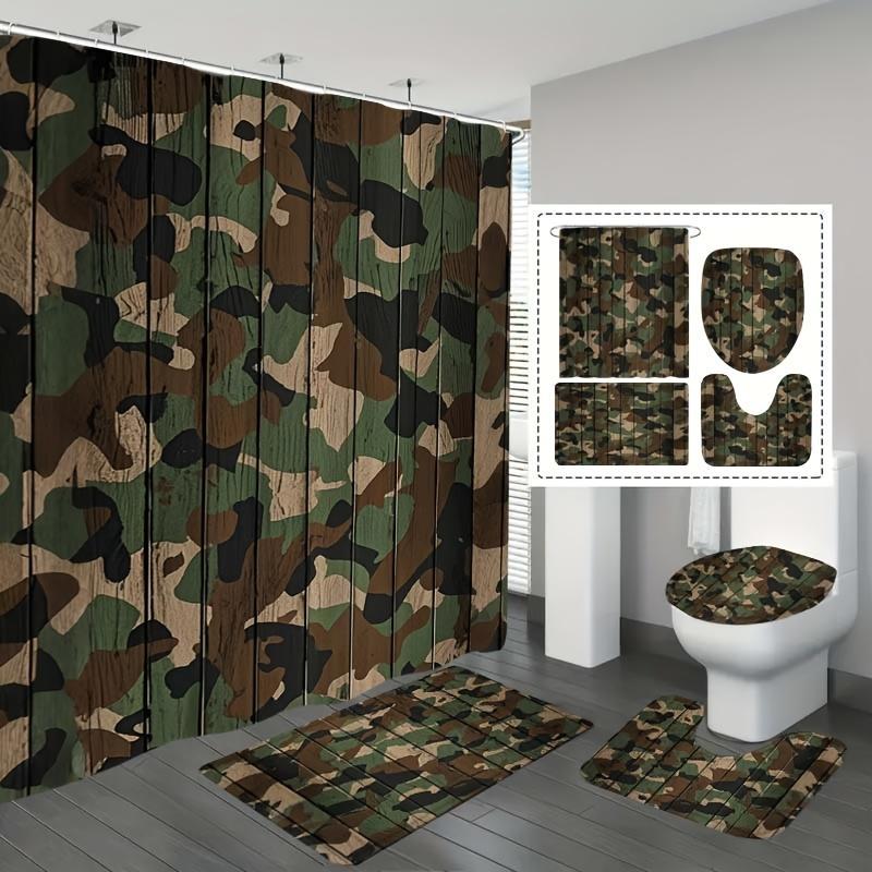 4pcs Camouflage Wood Print Sho - Camo Pattern Set review and price