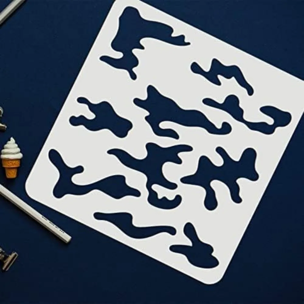 3 pcs Camo Stencil Kit 11.8x11 - Camo Pattern Set review and price