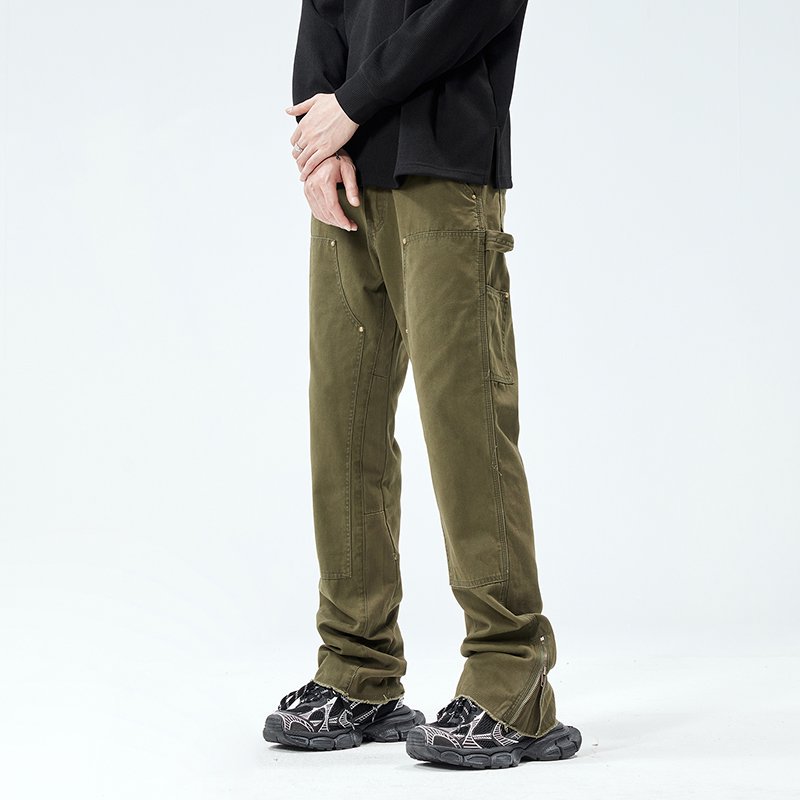 High Street Zipper Cargo Pants - Street Fashion Vibes review and price