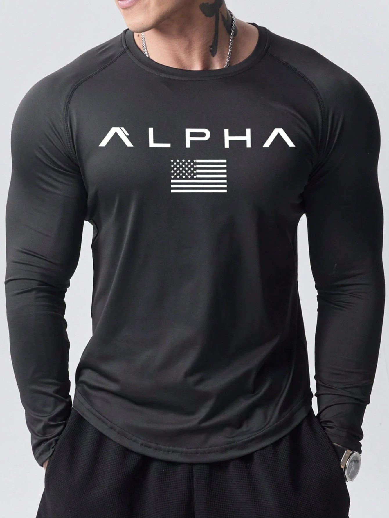 New men's long-sleeved T-shirt - Street For Fashion review and price