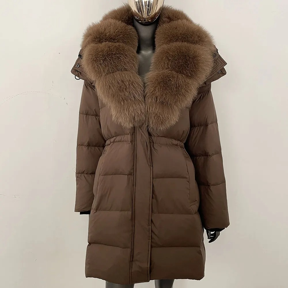 Real Fur Jacket Fashion Hooded - Street Fashion Official review and price