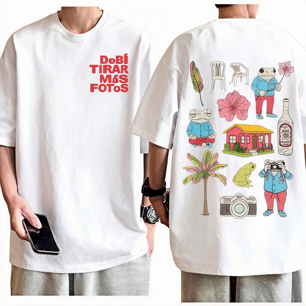 Rapper Bad Bunny T-shirt Debi  - Foto Street Fashion review and price