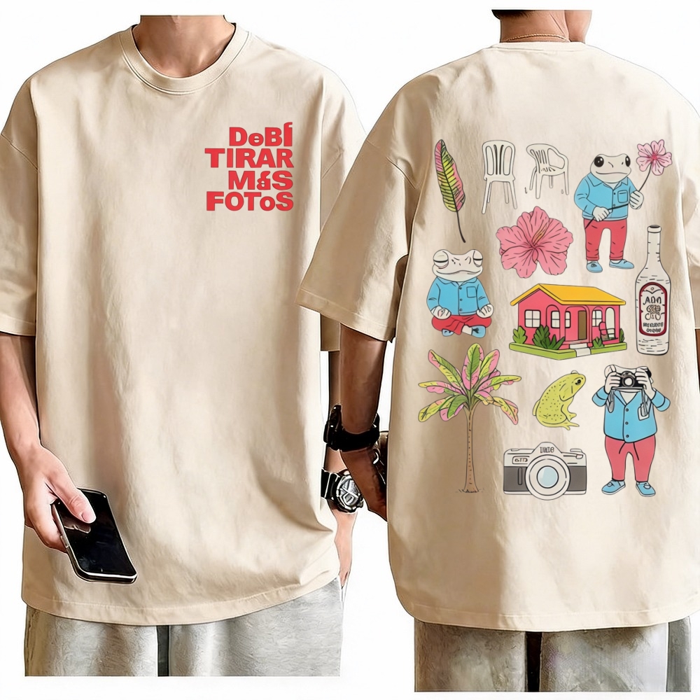 Rapper Bad Bunny T-shirt Debi  - Foto Street Fashion review and price