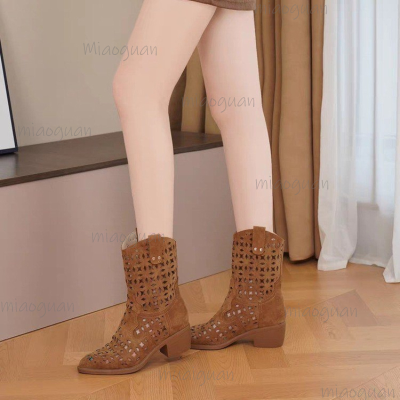 Mid Heels Hollow Out Women's C - Street Fashion Roma review and price