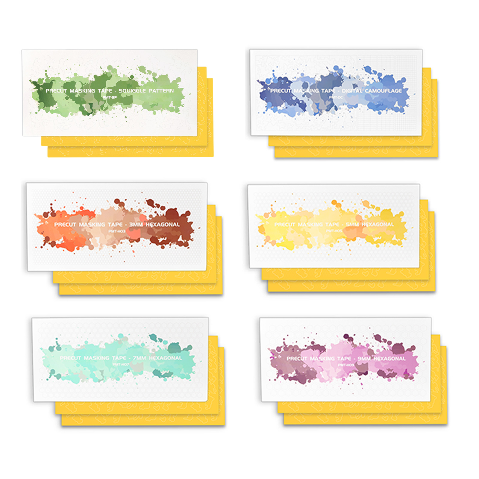 DSPIAE Precut Masking Tape PMT - Camo Pattern Set review and price