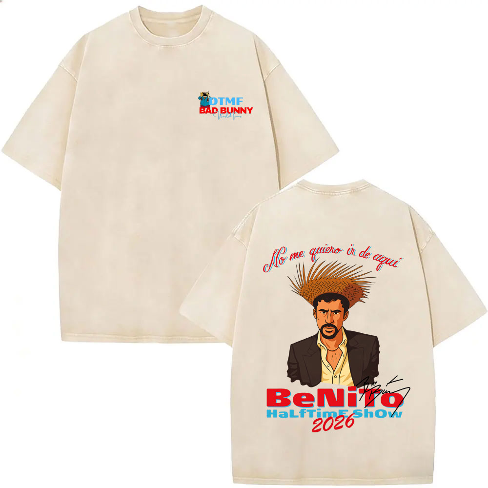 Washed Vintage Rapper Bad Bunn - Foto Street Fashion review and price
