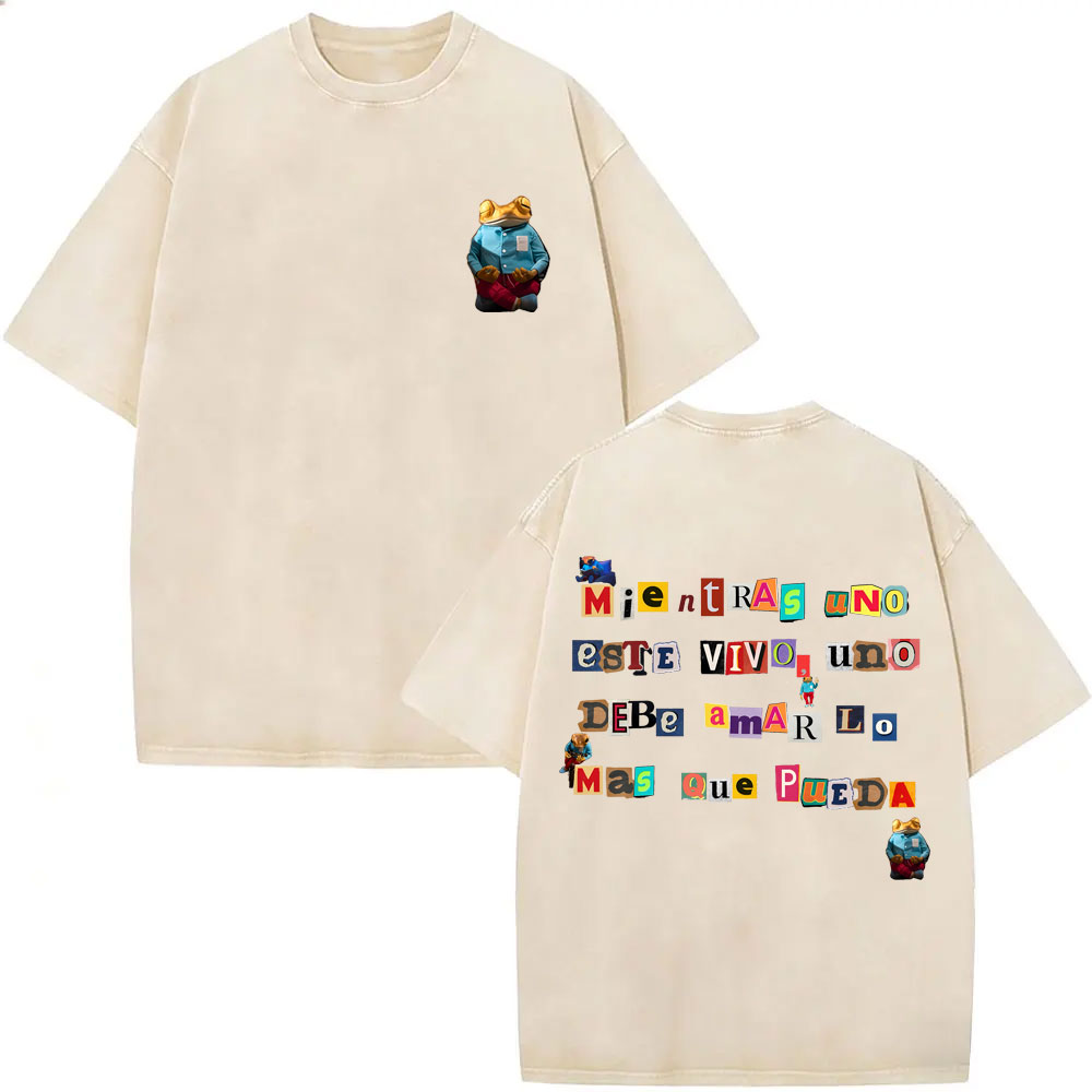 Washed Vintage Rapper Bad Bunn - Foto Street Fashion review and price