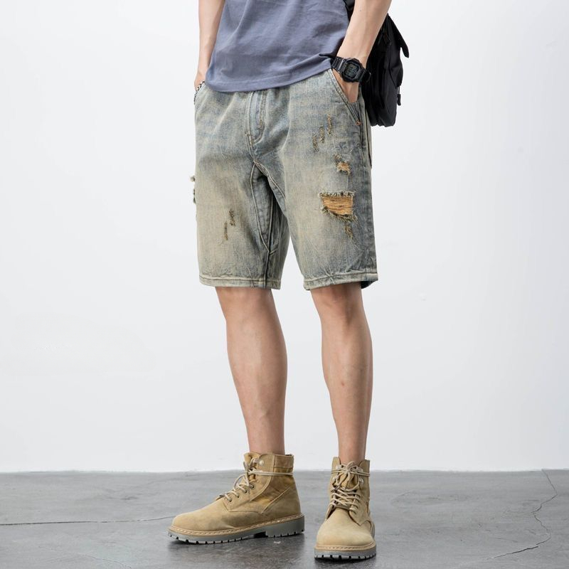 Short Jeans Pants for Men Over - Street Fashion Harajuku review and price