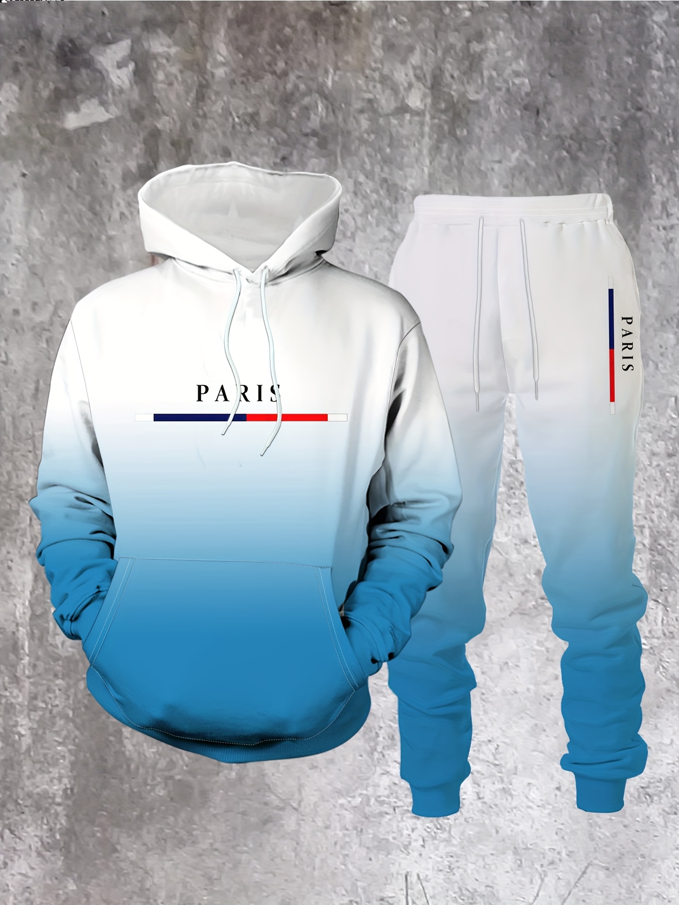 Gradient Color Paris Tracksuit - Street Fashion Paris review and price