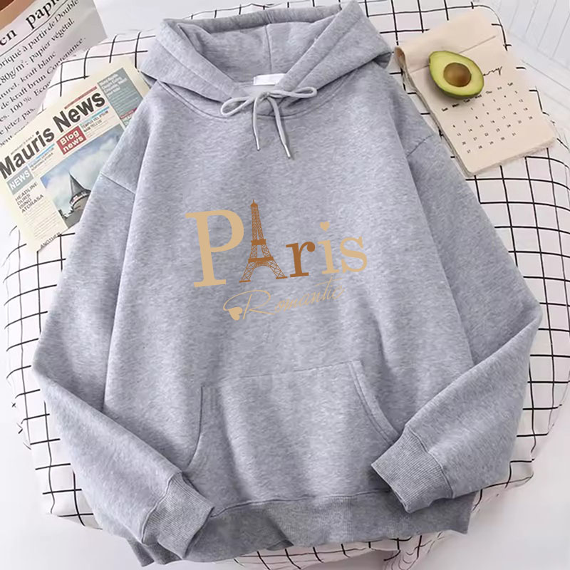 Fashion Paris Letter Print Hoo - Street Fashion Paris review and price