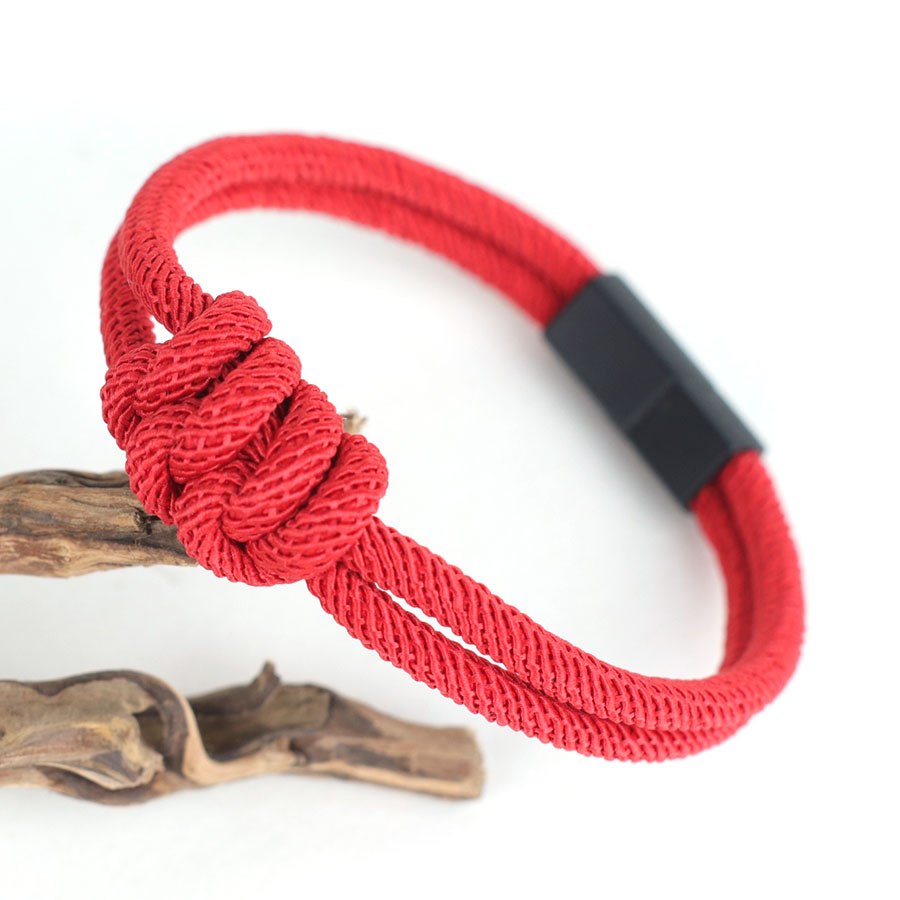 Stylish Men Rope Bracelet High - Street Fashion Milan review and price