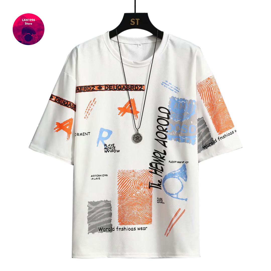 Men Harajuku Graphic Black Sum - Street Fashion Japan Brand review and price