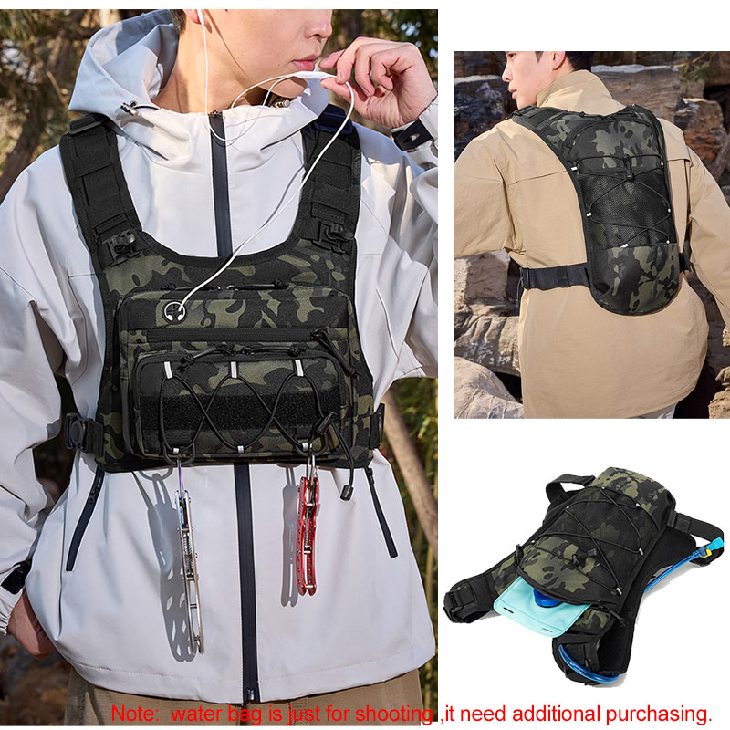 Tactical Bag Front Chest Rig V - Reflective Jacket Running review and price