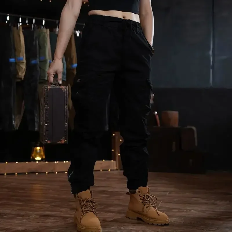 Multi Pocket Outdoor Trousers  - Street Fashion Harajuku review and price