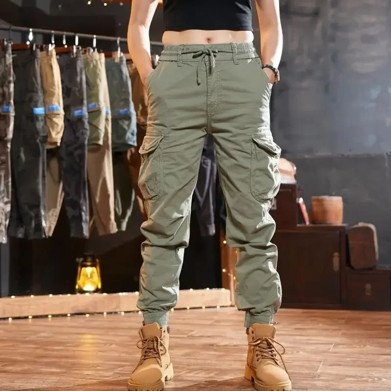 Multi Pocket Outdoor Trousers  - Street Fashion Harajuku review and price