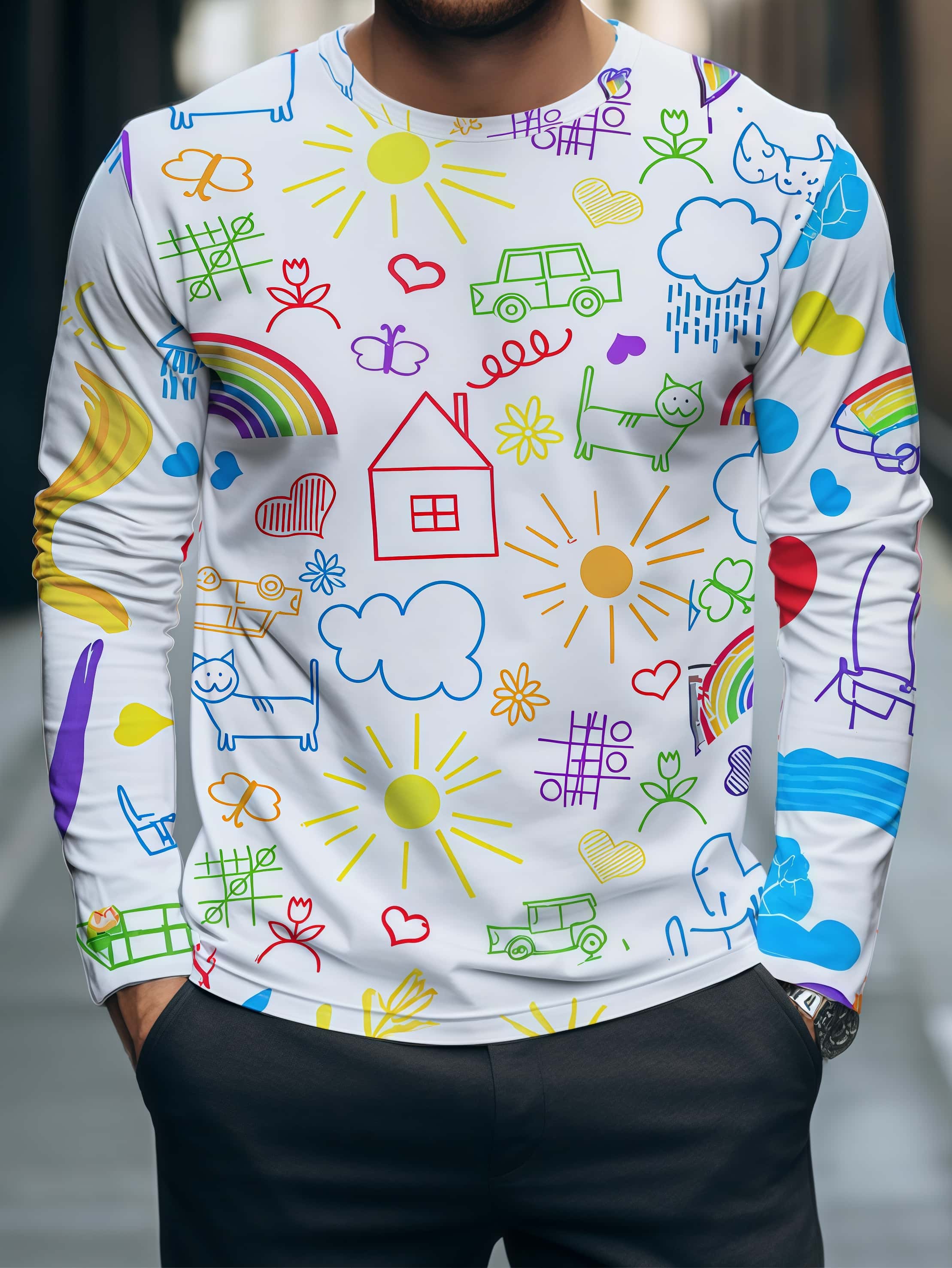 2026 New Dopamine Color Graffi - Street For Fashion review and price